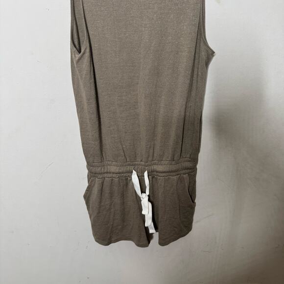Wilfred Free Romper‎ Women’s Small Brown Drawstring Waist Sleeveless Lounge - Picture 10 of 12